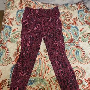 lululemon athletica Purple Leopard Print Leggings